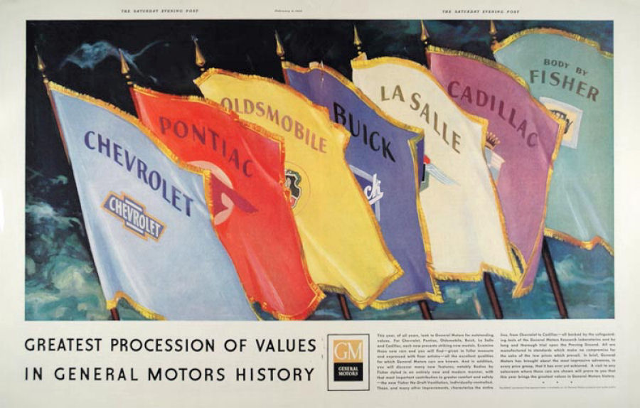 1933 General Motors Auto Advertising